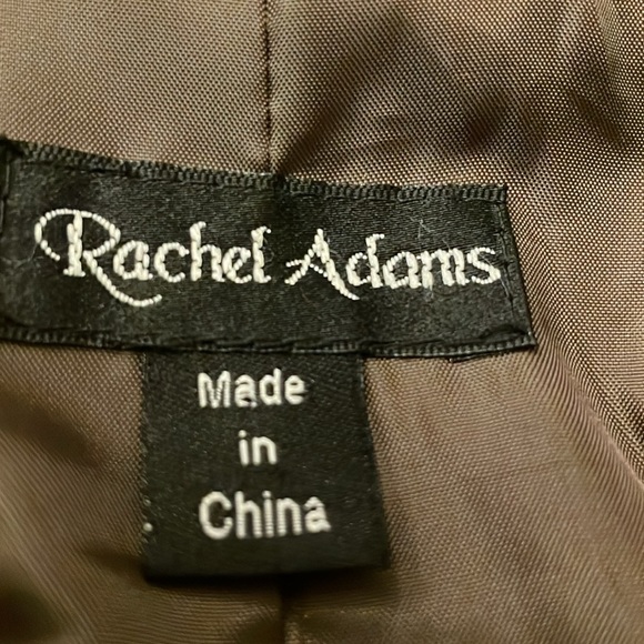 Rachel Adams Metallic Snake Print Zip Blazer. - Picture 7 of 9